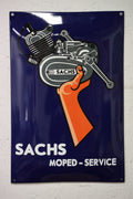 Emaljskylt Sachs Moped-Service