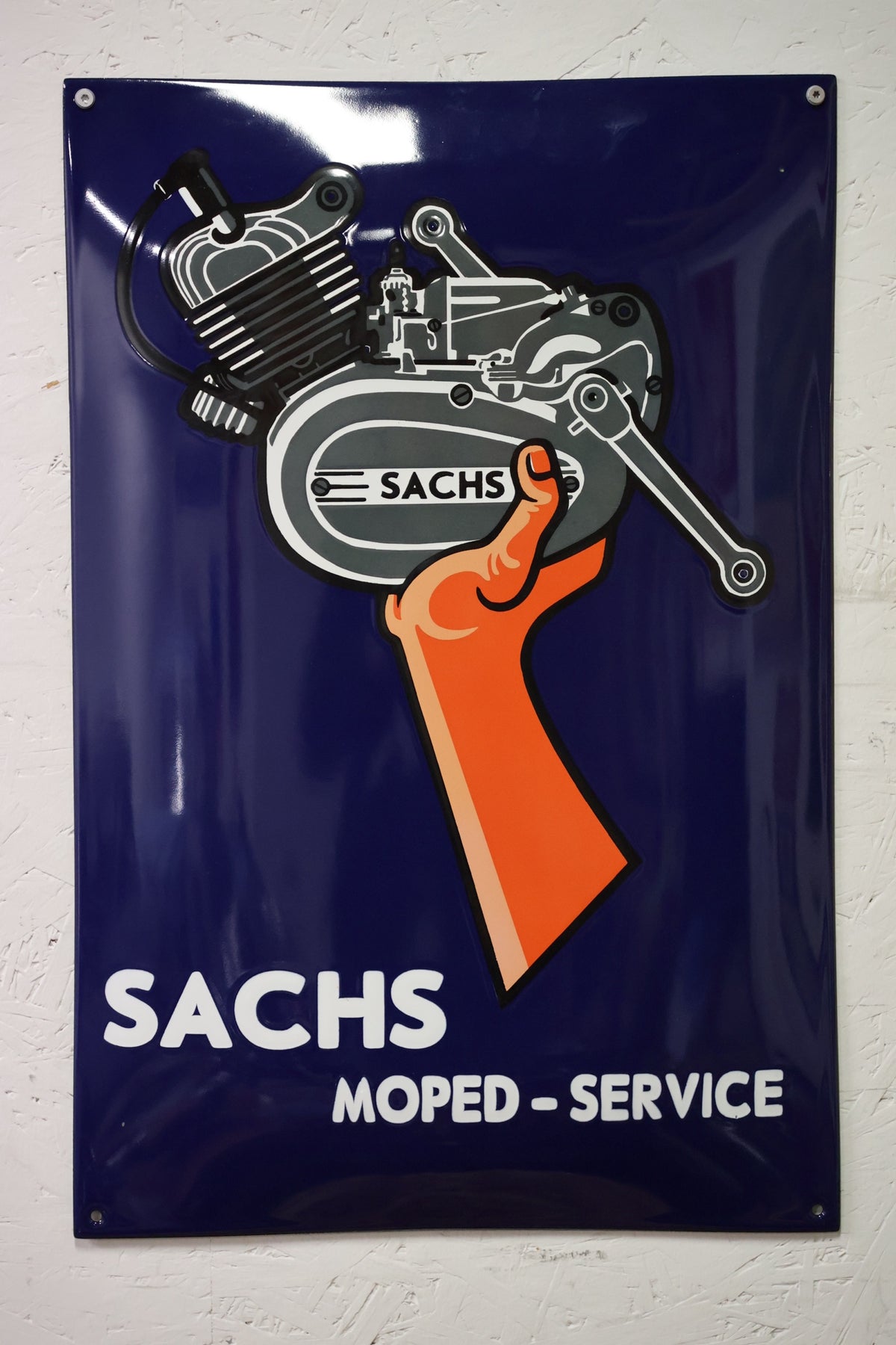 Emaljskylt Sachs Moped-Service