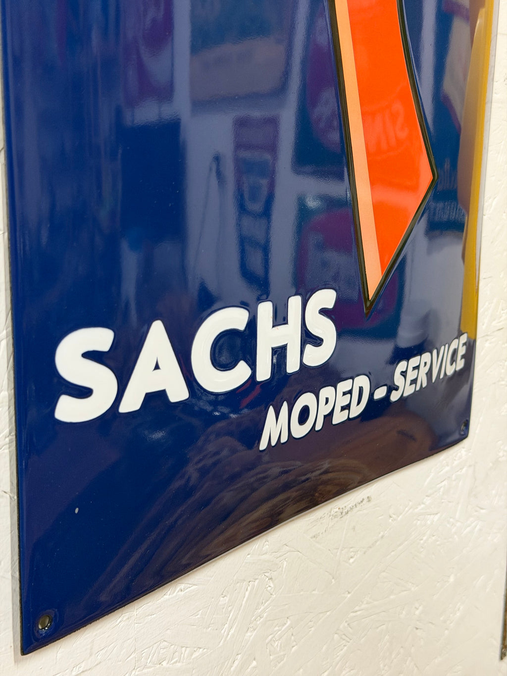 Emaljskylt Sachs Moped-Service