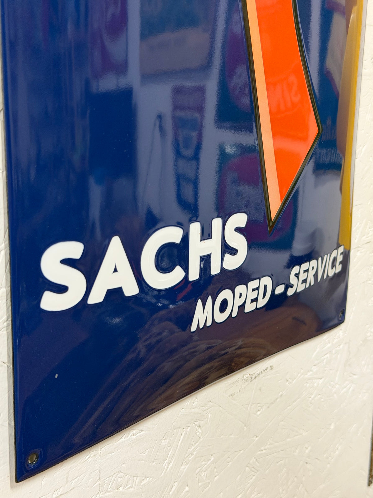 Emaljskylt Sachs Moped-Service